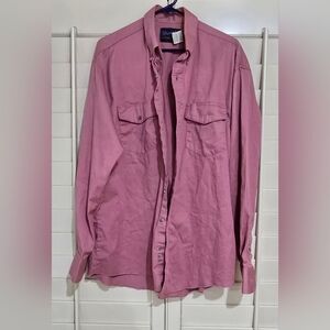 Vintage Wrangler Brushpopper mens X-Long button-down shirt